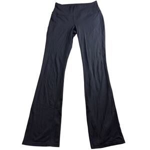 Prana Transform Flare Pants Womens Size Medium Black Athleisure Casual